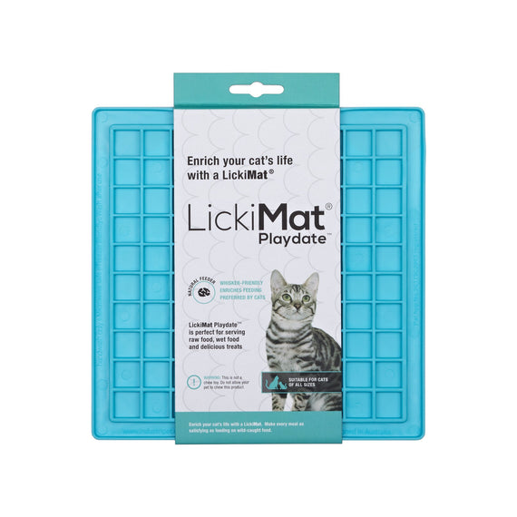 LickiMat® Classic Playdate™ Cat - Turquoise