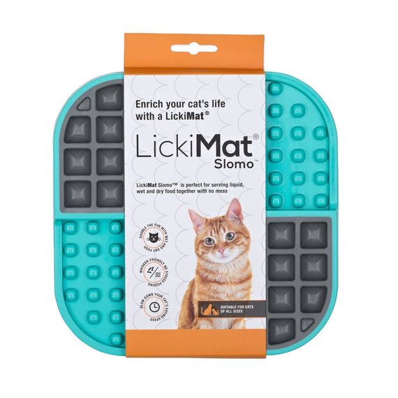 LickiMat® Slomo™ Cat - Turquoise