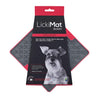 LickiMat Buddy Tuff Red Tough Slow Feeder Boredom Buster Anxiety Reliever Dogs and Cats - Red